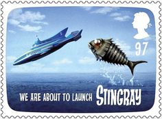 Eye blog » Scarlet letter. Lenticular stamps celebrate the work of Thunderbirds and Stingray creator #stamps