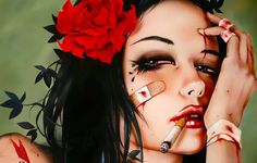 Evocative Paintings by Brian Viveros
