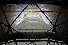 Big Air Package: The Largest Inflated Envelope in History by Christo #dome #inflated #installation
