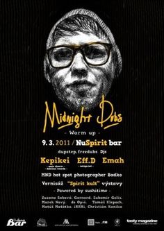 midnight poster #design #graphic #poster #midnightdubs