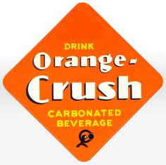 Creative Orange Crush Soda Label And Logo Image Ideas Inspiration On Designspiration