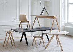 Bouroullec chairs for University of Copenhagen #tables #chairs #interiors #wood #furniture