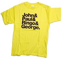 John Paul Ringo George - Experimental Jetset #jetset #tshirt #experimental