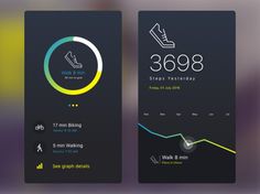 Fitness Tracker UI Design