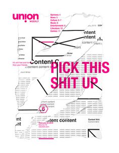 Union Weekly (Long Beach, CA, USA) #design #graphic #cover #editorial #magazine #typography