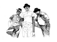 RUN DMC #adidas #white #run #shop #black #hip #three #rap #mix #dmc