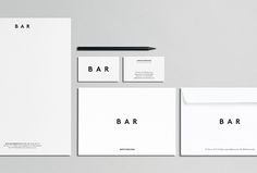 Beck & Robertson (BAR) by Thomas Williams & Co. #stationary #minimal #design #print