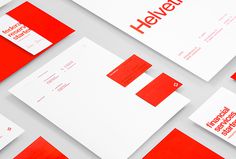Helvetia Trust by Anagrama #branding #red #graphic design