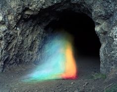 Bronson Caves by Brice Bischoff | TRIANGULATION BLOG #photo #cave #color #colors #magic #rainbow #light