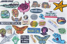 _CA+ __california ___Santa Cruz, stickers col PHOTOGRAPHIE © [ catrin mackowski ]