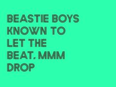 Typography #type #boys #beastie