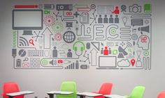 LEC Wall Graphic - Paul Tynes | Graphic Design #graphics #wall