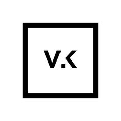 Vinesh.K Branding #swiss #branding #self #black #clean #brand #square #minimal #promo #logo #minimalist