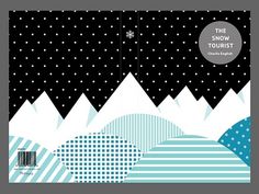 Book Covers Design - The Snow Tourist | Flickr - Photo Sharing! #pattern #snow #book #cover #illustration