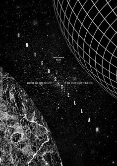 Poster by Amanda Mocci #inspiration #creative #movie #interstellar #print #design #space #unique #poster #film