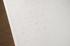 Division of Industrial Design on the Behance Network #cover #techniques #printing