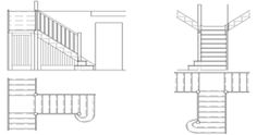 Custom designed timber staircase #diagram #stairs #drawing