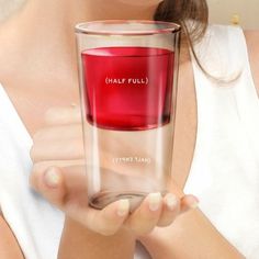 Fred and Friends Half-Full Glass #tech #gadget #ideas #gift #cool