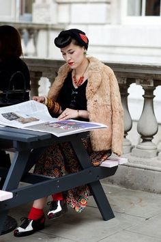 On the Street…..Vintage London, London « The Sartorialist #fashion #vintage