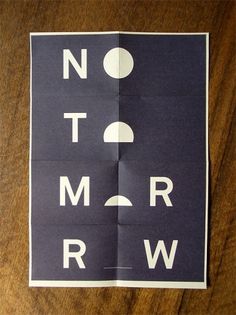 FROM THE HILL | No Tomorrow #print #poster