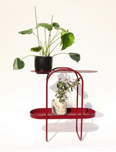 Bujnie Designs the Bauhaus-Inspired BonBon Collection of Plant Stands - Design Milk