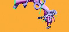 vinyl cover "2 hands p.2 (surrealism)" #leggo #surrealism #glitch #hands #abstract #purple
