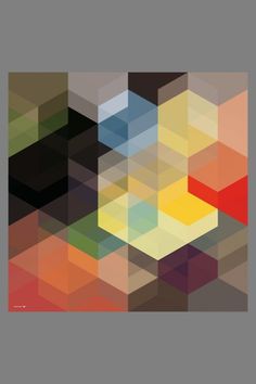 excites | Shop | Simon C Page #pattern #dimension #geometric #grid #poster #tile #overlay #angular