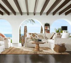 Coastal-style - pleasant and relaxing as the sea breeze / www.homeworlddesign.com #style #coastal #living #room