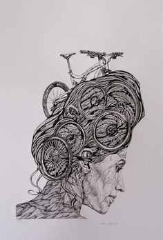 IMG_0018 | Flickr - Photo Sharing! #bikes #print #denver #artcrank #colorado #pruitt #illustration #poster #melanie