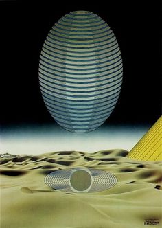 Posters by Kazumasa Nagai ~ Pink Tentacle #abstract #japanese #space #shape #sand #vintage