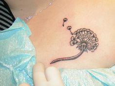 Dandelion Tattoo #tattoo #dandelion