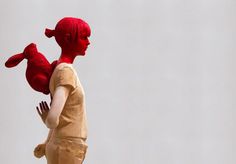 verginer14 | Fubiz™ #sculpture #red #people #colors #willy #art #verginer