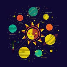 The Inspiration Stream | Veerle's blog 3.0 - Webdesign - XHTML CSS | Graphic Design #planets #illustration #stars #sun
