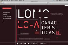 Lomo LC A Website on Behance #layout #photography #web #design