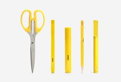 Design Work Life » cataloging inspiration daily #yellow #photography #stools #utensils