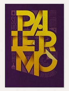 New Typography Designs » Design You Trust – Social Inspirations! #poster #palermo