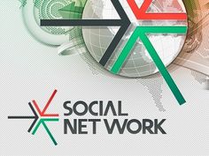 Dribbble - Social Net Work by Andrei Atrokhau #logo #arrow