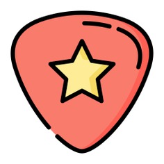 See more icon inspiration related to plectrum, music and multimedia, rock and roll, guitar pick, pick and music on Flaticon.
