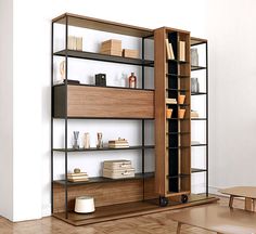 Literatura Open Bookcase by Punt Mobles - #design,#furniture,#modernfurniture, design, furniture