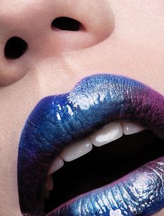 Beautiful Makeup & Body Painting by Viktoria Stutz | 123 Inspiration #lips #photography #color