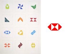 Logo tangrams | Logo Design Love #logo #identity #tangrams