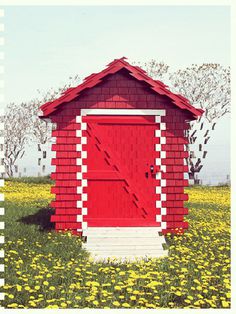 PATTERN CXXXII I #brick #red #house #pattern #photo