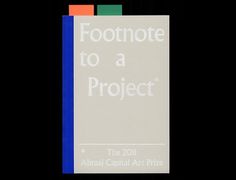 It's Nice That : OK-RM: Footnote to a Project #print #design #graphic