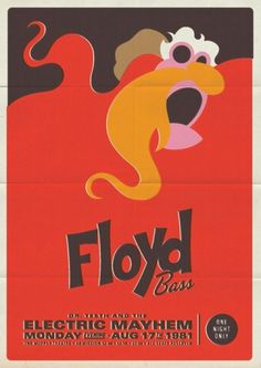 Retro Muppet Concert Posters | Michael De Pippo #post #illustration #muppets #poster