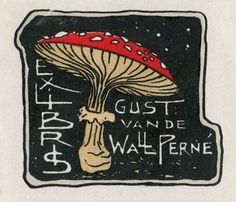 A Polar Bear's Tale: Gustaaf van de Wall Perné (1877-1911) #illustration #exlibris #vintage