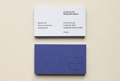 Institute for Nonprofit News by Studio Anthony Lane #print #graphic design #business card