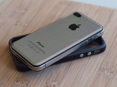 Add a Metal Back to Your iPhone 4 | Apartment Therapy Unplggd ($1-20) — Svpply #iphone #modern