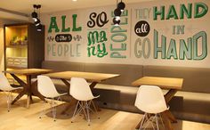 Holiday Inn Mural. Designed by Tobias Hall. @enviromeant.com #wall #art
