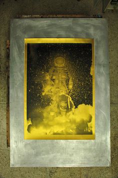 40_09 #astronaut #print #space #screen #silk