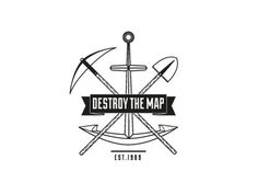Dribbble - Destroy the Map | Graphics & Design by Destroy the Map, Graphics & Design #logo #map